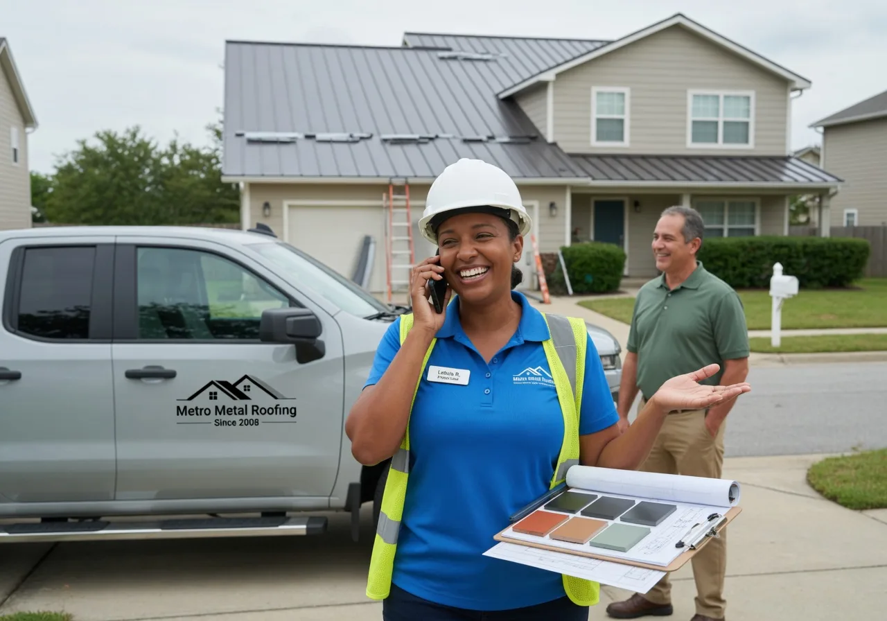Storm Damage Metal Roof Repair in Hennessey, OK